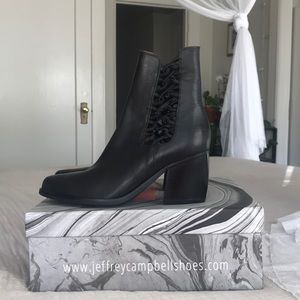 Never Worn Jeffrey Campbell Diablo Black Booties